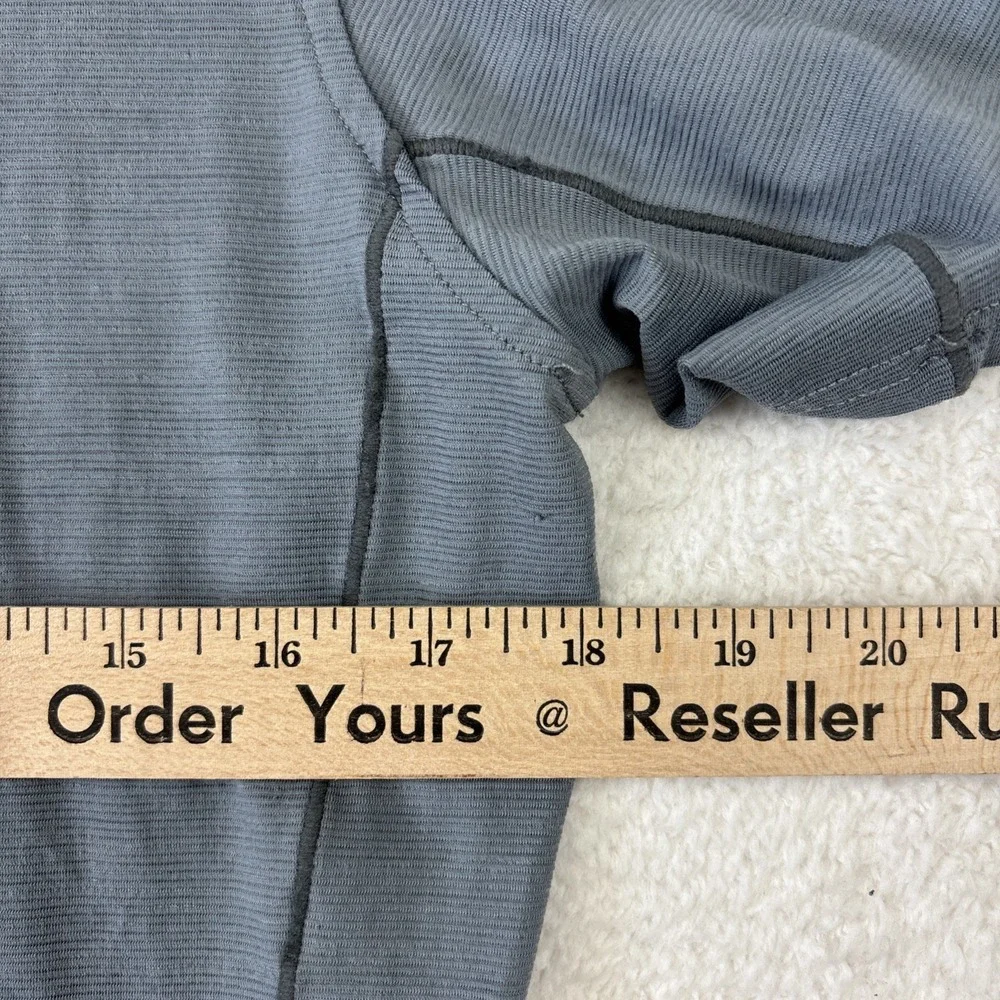 KUHL 'Virtuoso' Mens Polo Shirt Small Gray Wool Blend Performance Hiking Stretch